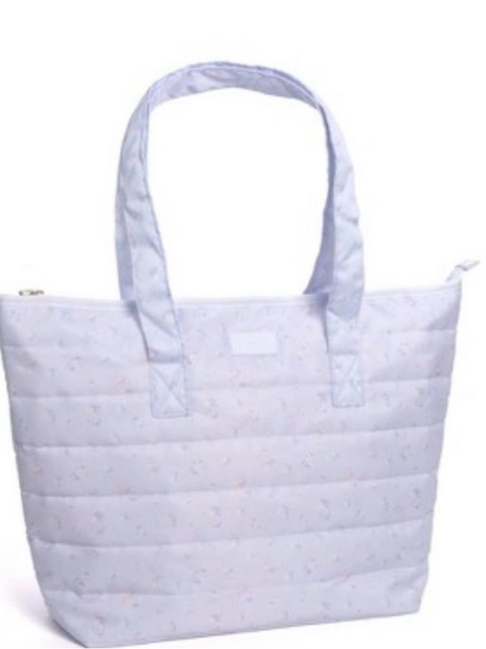 Classic Quilted Tote Bag in Light Lavender